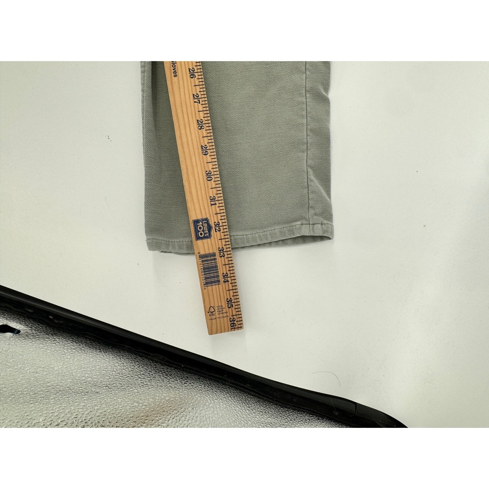 Faherty 5-Pocket Pants Mens 40 Green Stretch Cotton Lyocell Straight Leg - Picture 9 of 14